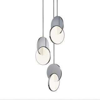 Arisha Luminaires Suspension  Minimaliste Métal Or/Argent Salon