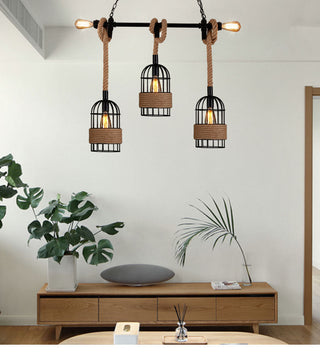 Epoch Suspension LED Rétro en Métal Noir Pour Café/Bar/Salle à Manger