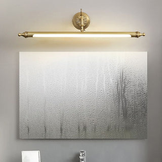 Ray Moderne LED Applique Murale à Miroir Vintage Métal/Acrylique Or Salle de Bain