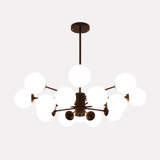 Valentina Suspension Multi Retro, Metal/Verre, Noir/Or, Salon