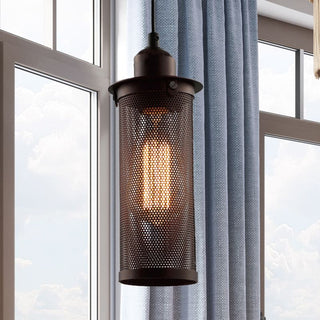 Arisha Industrielle LED Suspension Noir Métal Salon Chambre à coucher
