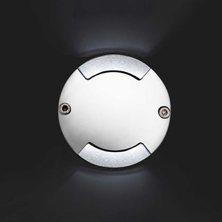 Ray Éclairage Escalier Extérieur/Lampe Extérieure Rond Moderne, Métal/Verre, Noir, Cour