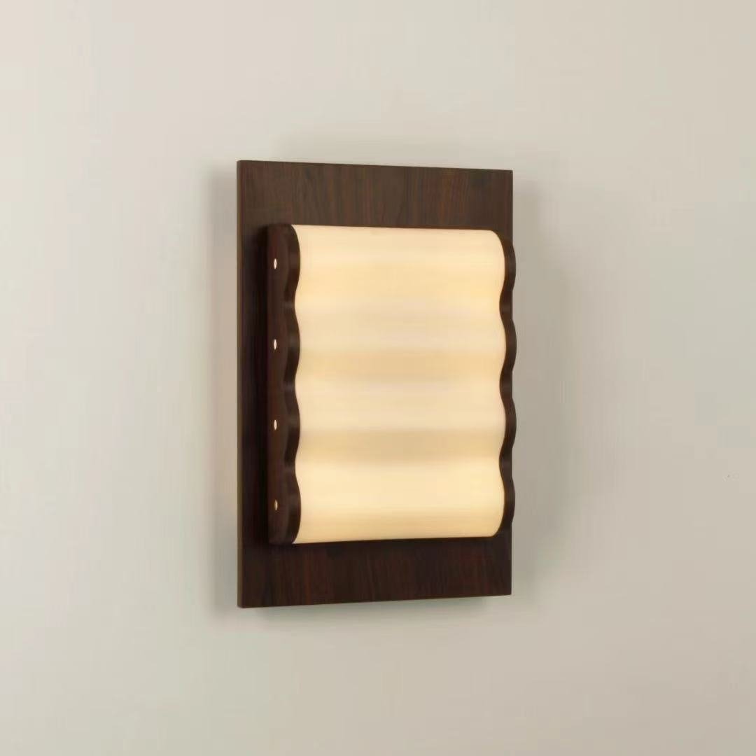 Wave Applique murale contemporaine en tissu