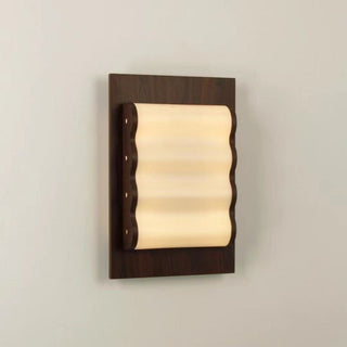 Wave Applique murale contemporaine en tissu