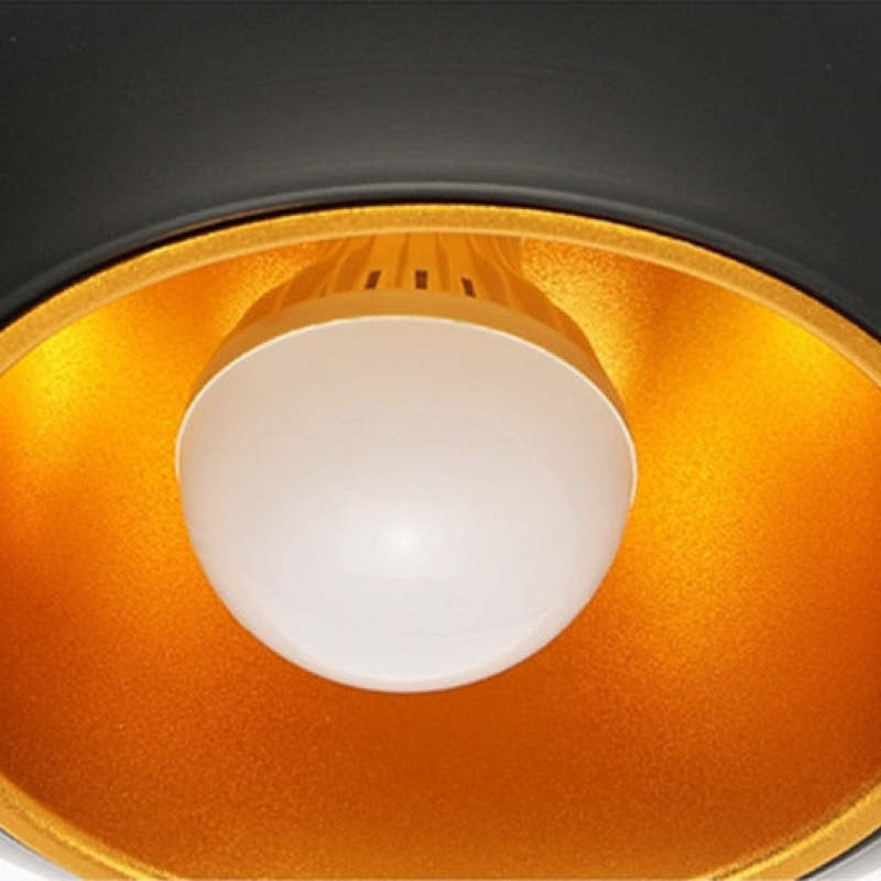 Arisha Suspension LED, Noir & Blanc, D 25/35CM