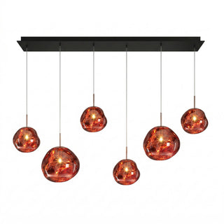 Multi Lava Round Pendant Lamp-Neutral Decor