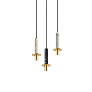 Valentina Luminaires Suspensions Marbre Moderne Design Italien Salle à Manger