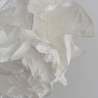 Ritta Wabi-sabi Nuage Métal Papier LED Suspension Étude Chambre à Coucher