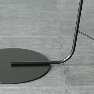 Mira Lampadaire Dôme Moderne, Métal/Tissu, Noir, Salon