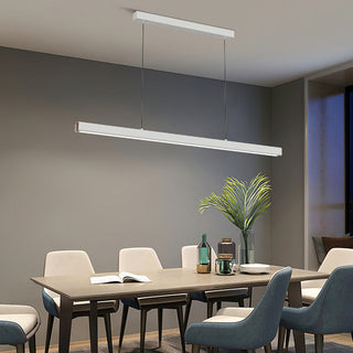 Ray Suspension Linéaire Moderne, Métal, Noir/Blanc, Salon
