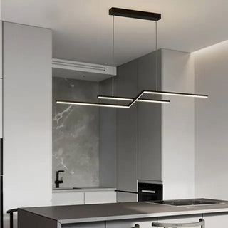 Arisha Luminaires Suspension LED Linéaire Moderne Métal Chevet Chambre