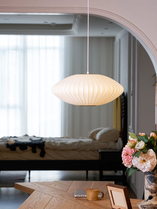 Nebula Lampe Suspendue en Soie de Mûrier Boule
