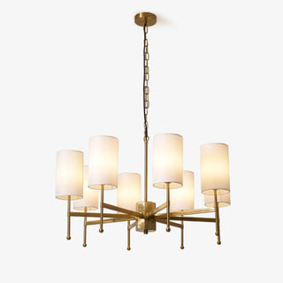 Ulcarisra Lustre en Tissu Vintage en Laiton