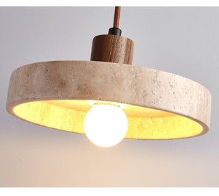 Evvynor Travertin Pendentif Lumière
