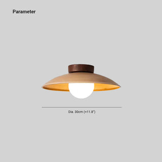 Muto Plafonnier Encastré Vintage Bois Métal Verre Bar Hôtel