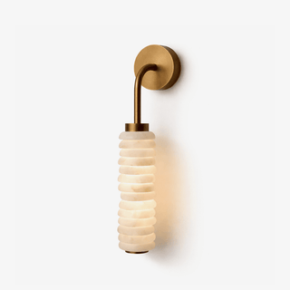 Helix Alabaster Wall Lamp-Neutral Decor