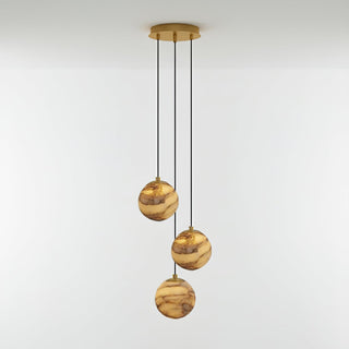Sultana Alabaster Cluster Chandelier-Neutral Decor