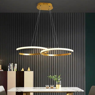Arisha Luminaires suspension  de lumière pendante de l'anneau LED pour la salle à manger
