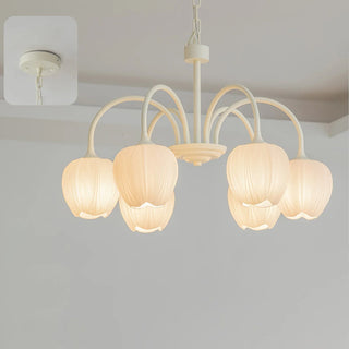 Lustra Lustre Tulipe en Verre Matcha