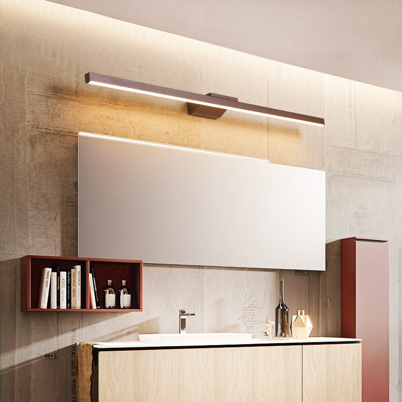 Arisha Applique Murale Led Linéaire Moderne, Miroir face, Café, Salle De Bain