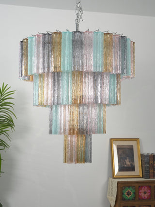 Kobi Eclat Lustre Élégant en Verre Prismatique Coloré