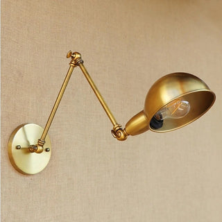 Epoch Applique Murale Demi-sphère Pliable, Laiton, Salon