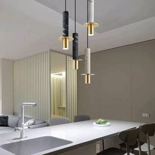 Valentina Luminaires Suspensions Marbre Moderne Design Italien Salle à Manger