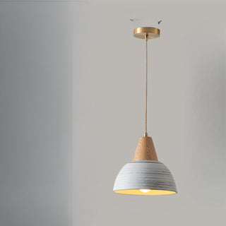 Muto Nordique LED Suspension Métal/Céramique/Bois Chambre À Coucher