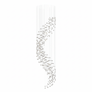 Raw Crystal Customize Chandelier-Neutral Decor