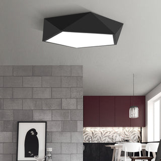 Arisha Design LED Plafonnier Simple Moderne Métal Noir/Blanc Salon