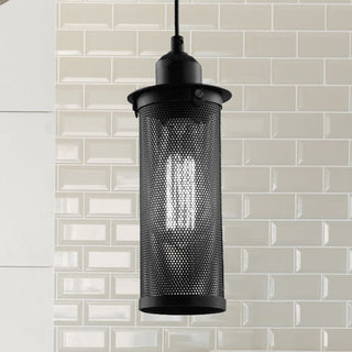 Arisha Industrielle LED Suspension Noir Métal Salon Chambre à coucher