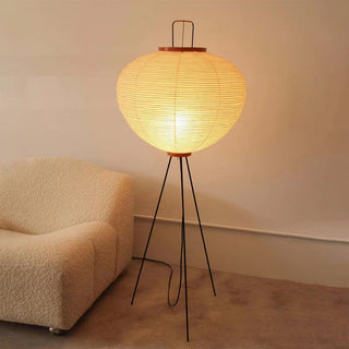Ritta Design Lampadaire Simple Métal/Papier Blanc Bureau/Salon