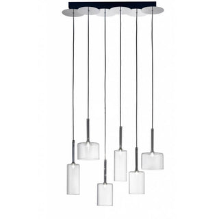 Kristy Design LED Suspension Clair Verre/Métal Chambre à coucher