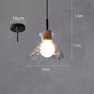 Arisha Suspension Dôme Vintage, Verre, Marron, Salon