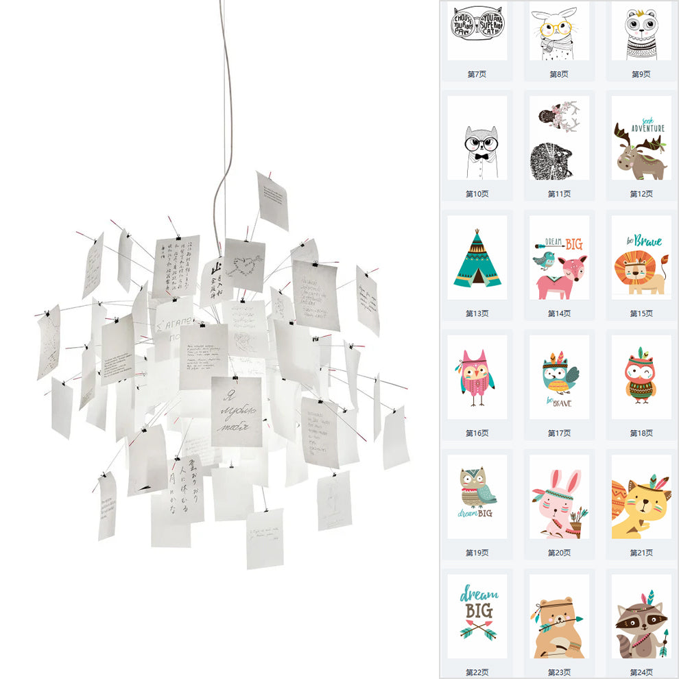 Ortheen Lustre Métal Papier Créativité Individuelle