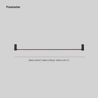 Ray Plafonnier Linéaire Minimaliste Métal/Acrylique Noir Salon/Chambre à Coucher
