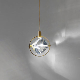 Kristy Suspension Luxe Moderne Métal/Cristal Salle à manger