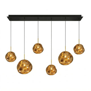 Multi Lava Round Pendant Lamp-Neutral Decor