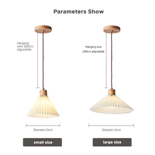 Ritta Suspension Cluster, Plissé 4 Styles