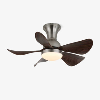Ventilateur de plafond moderne en bois Novaro avec lumière