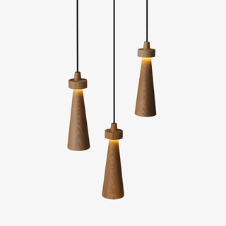 Taper Suspension en Bois Minimaliste