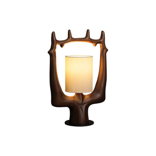 Roise Lampe de Table en Bois Nature