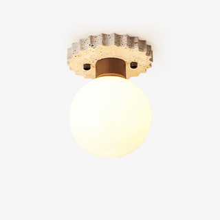 Cogstone Orb Ceiling Lamp-Neutral Decor