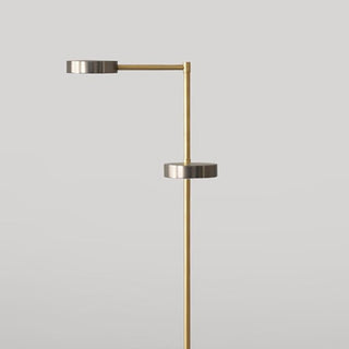 Mira Design Lampadaire Moderne Métal Noir/Or Chambre/Salon