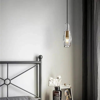 Kristy Luminaires épuré Suspension Moderne LED Métal/Cristal Salon/Salle à manger