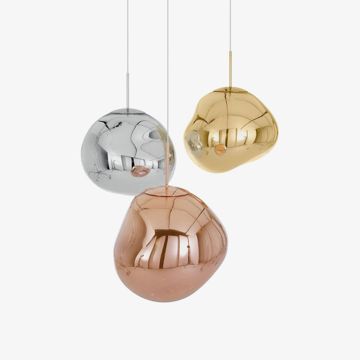 Multi Lava Round Pendant Lamp-Neutral Decor