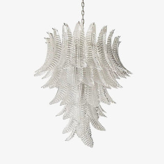 Aurora Lustre Transparent Verre Feuille Cascadant Élégant