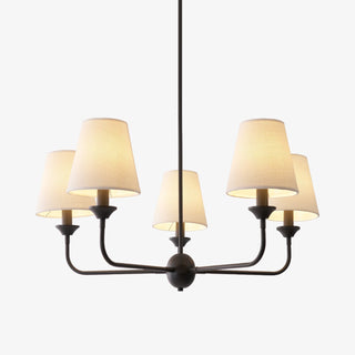 Zesorel Lustre en Tissu Industriel Vintage