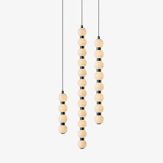 Lyra Suspension Moderne en Albâtre