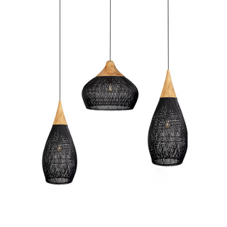 Solavn Lampe suspendue en bois de rotin
